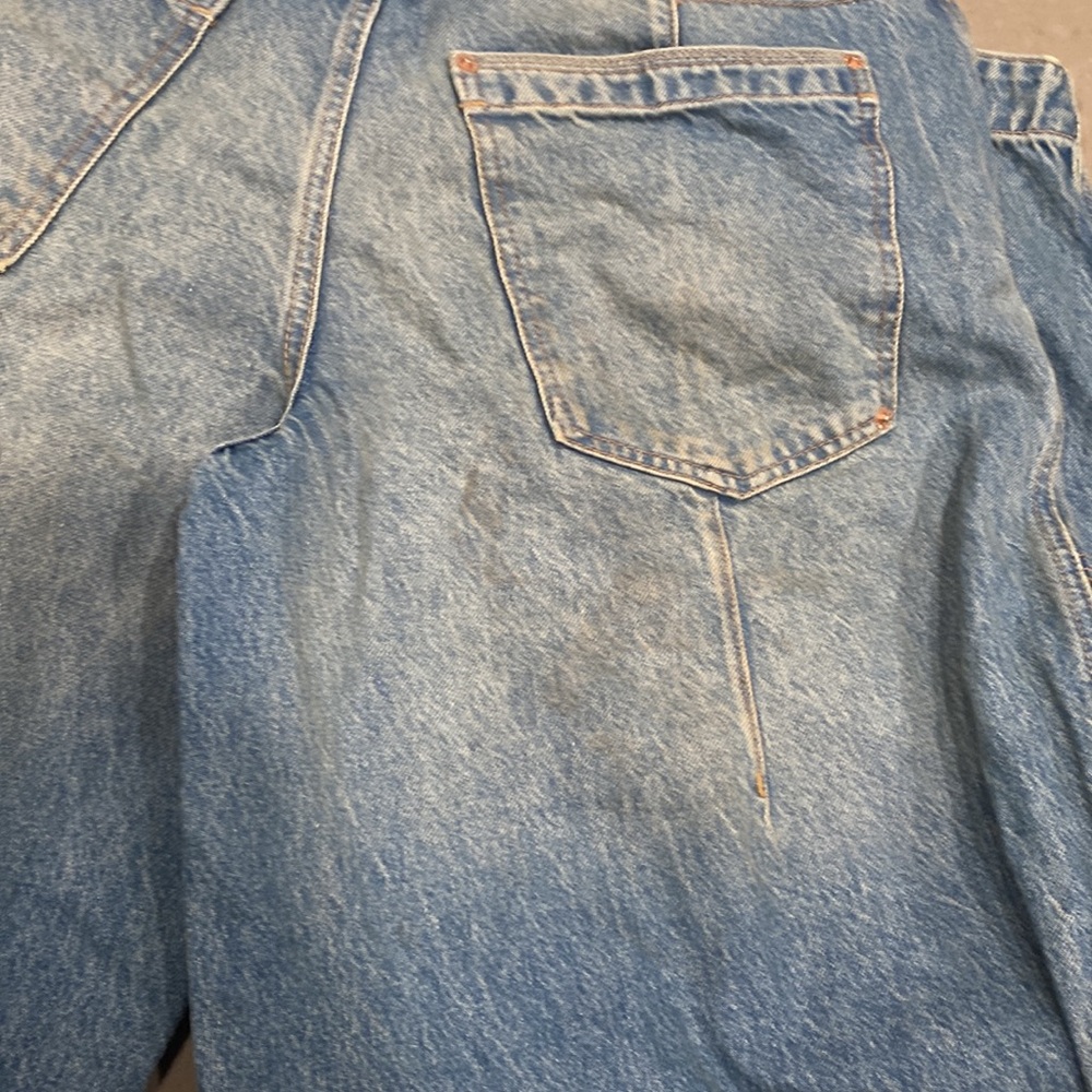 NWT Free People We The Free Loren Barrel Jeans Denim 32 high rise - Picture 11 of 13